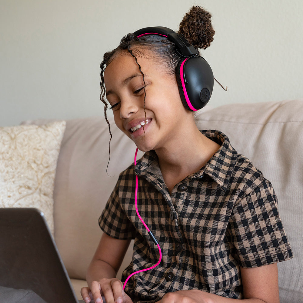 JBuddies Pro Wired Over-Ear Kids Headphone Pink|