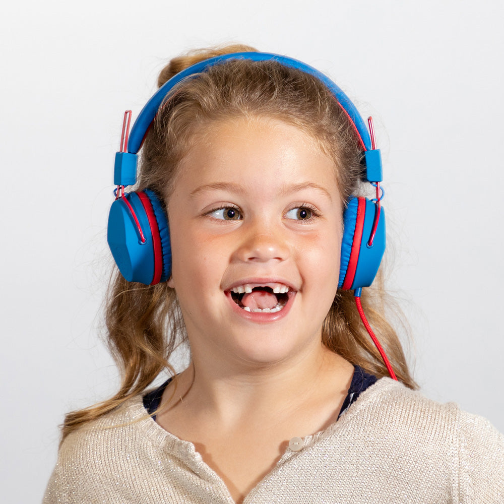 JBuddies Studio On-Ear Kids Headphones Blue / Pink|