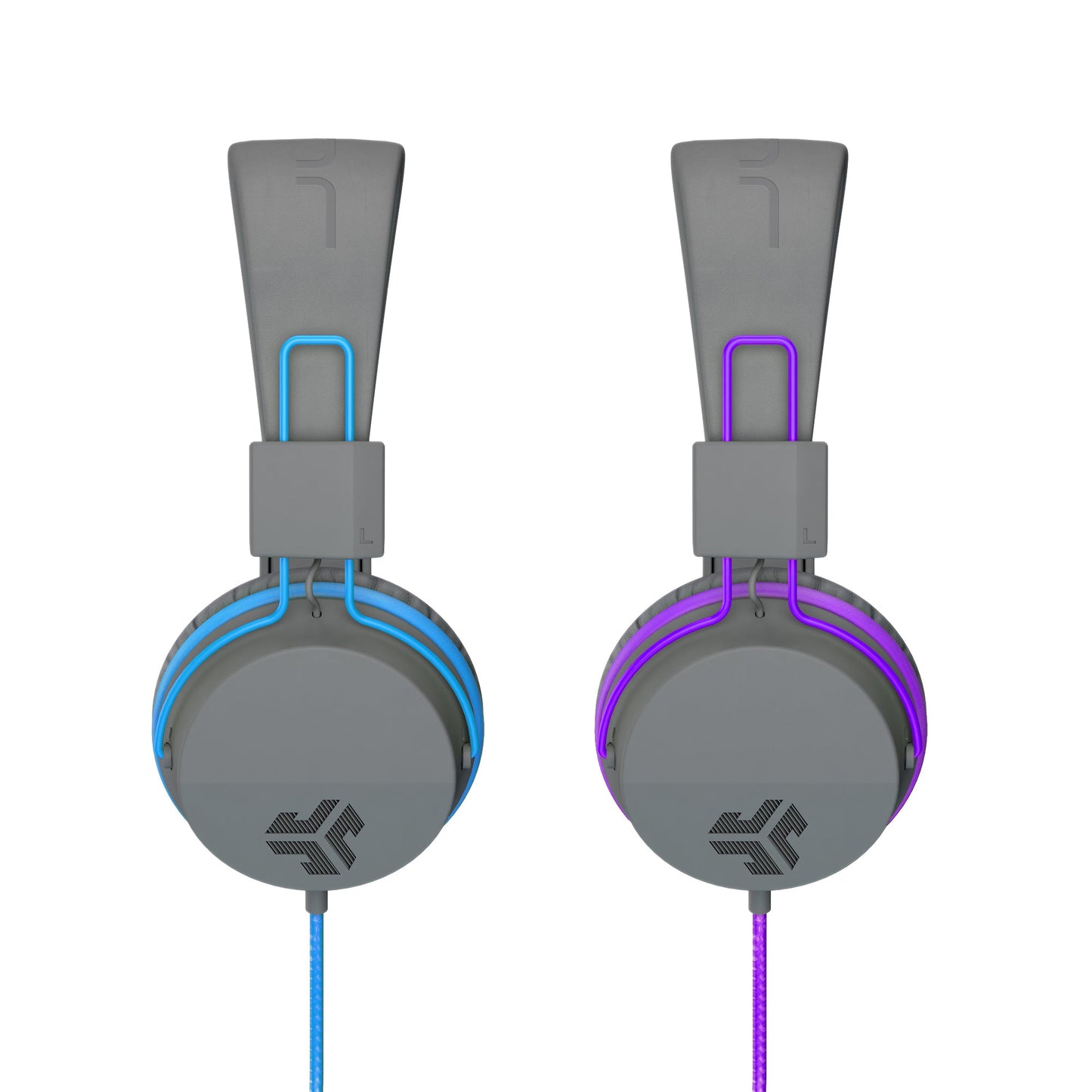 JBuddies Studio On-Ear Kids Headphones Graphite / Violet|